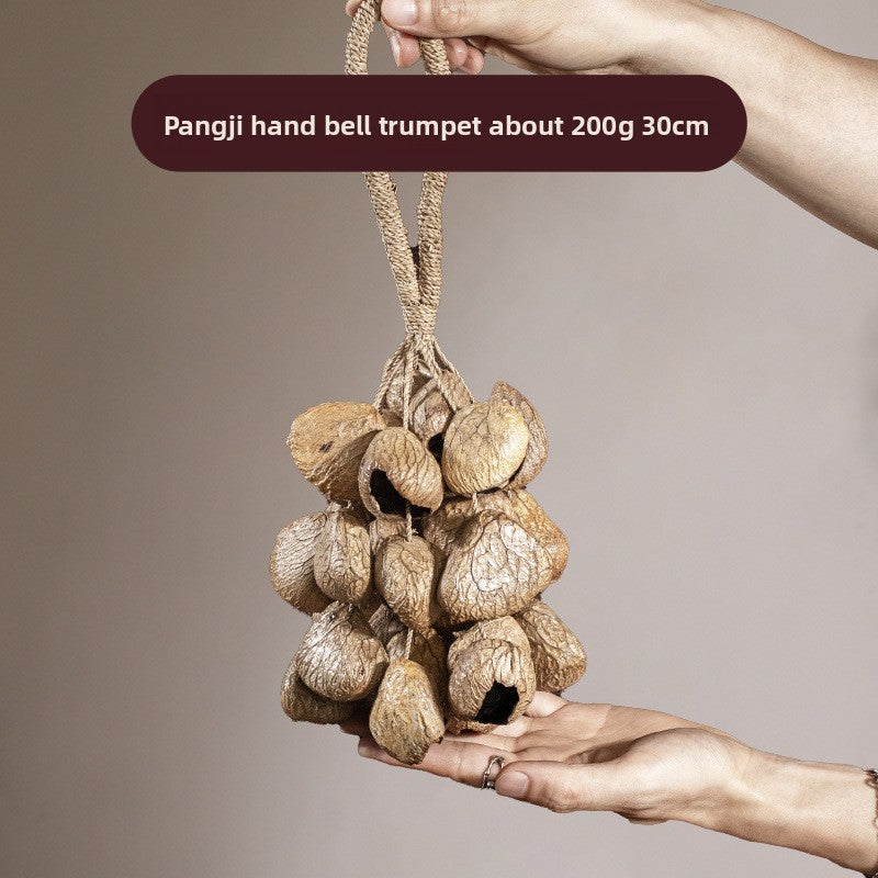 zensoullab Van Wood Fruit South African Fruit Shell Rattle Natural Plant Concert Accompaniment Small Sound Beam White Noise Healing Hand Wind Chime
