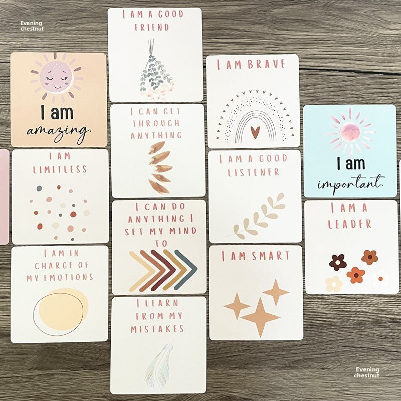 zensoullabKids Motivational Cards Children's Positive Encouragement Cards Affirmation Cards Confidence Mindfulness Cards