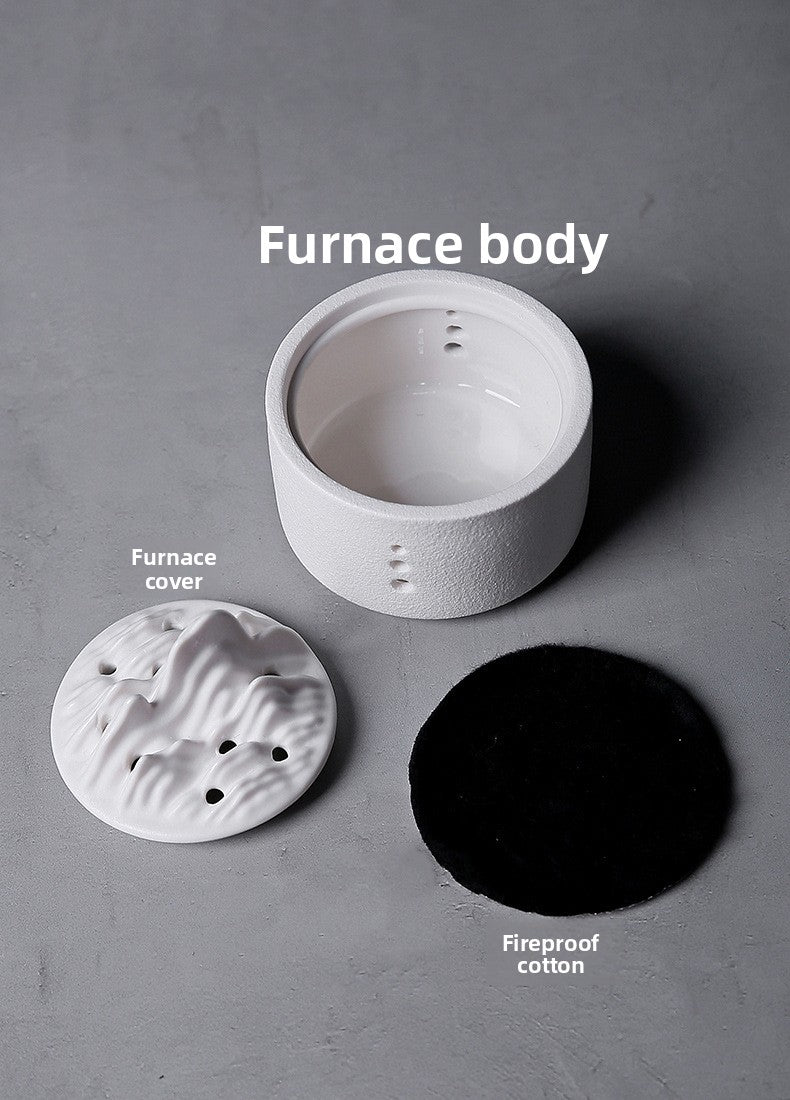 zensoullab Thousand Miles of Rivers and Mountains Ceramic Incense Burner