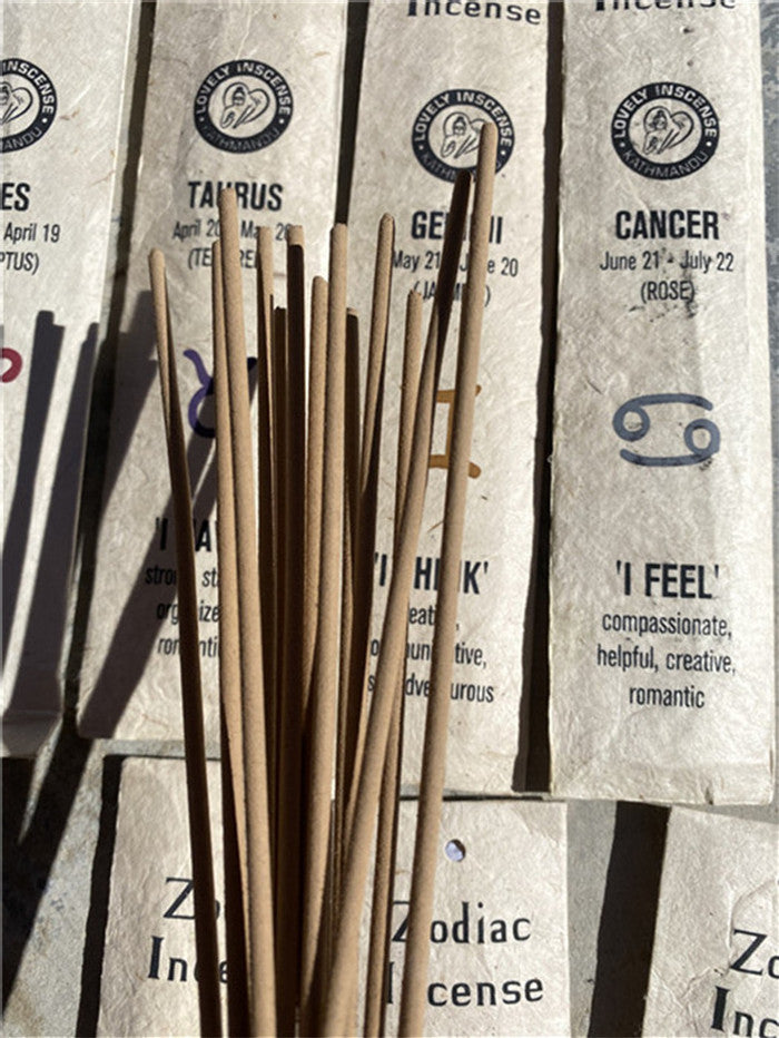zensoullab Nepal Lovely Twelve Zodiac Handmade Incense Sticks