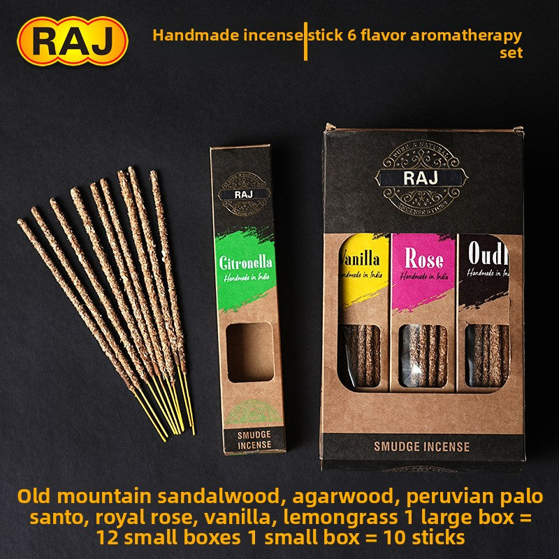 zensoullab Indian Incense Imported Handmade Aromatherapy Sticks Natural Resin Incense Peruvian Sacred Wood Sandalwood Incense Sticks