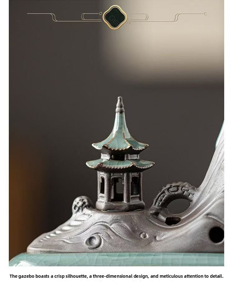 zensoullab Ceramic Incense Burner Sandalwood Burner Incense Box Incense Holder Incense Stick Agarwood Sandalwood Incense Burner Home Indoor Incense Home Decor