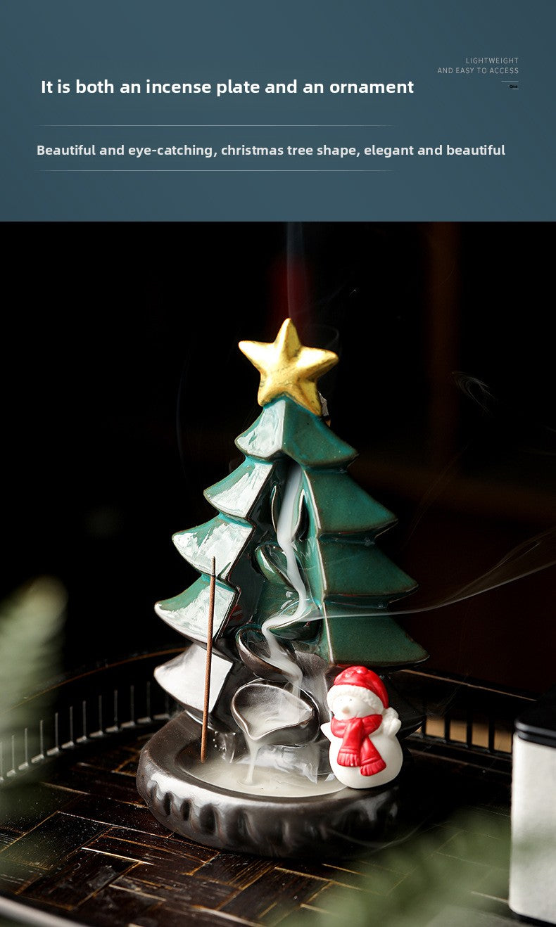 zensoullab Christmas Tree Backflow Incense Burner