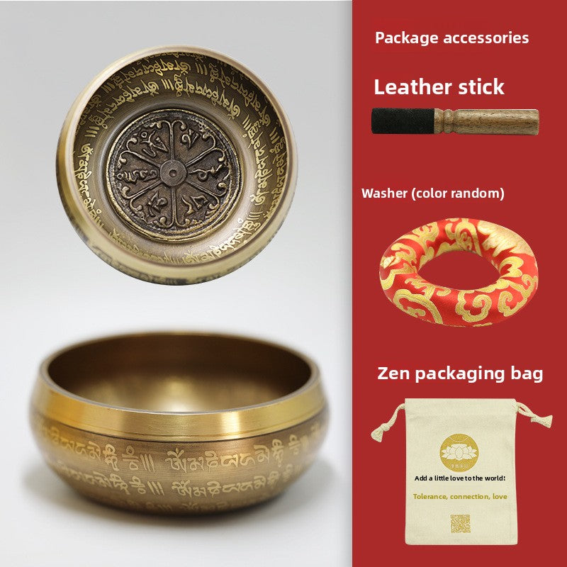 zensoullab Nepal Handmade Singing Bowl Buddha Sound Bowl Yoga Healing Meditation Bowl Tibetan Singing Bowl Buddha Sound Bowl Buddhist Supplies