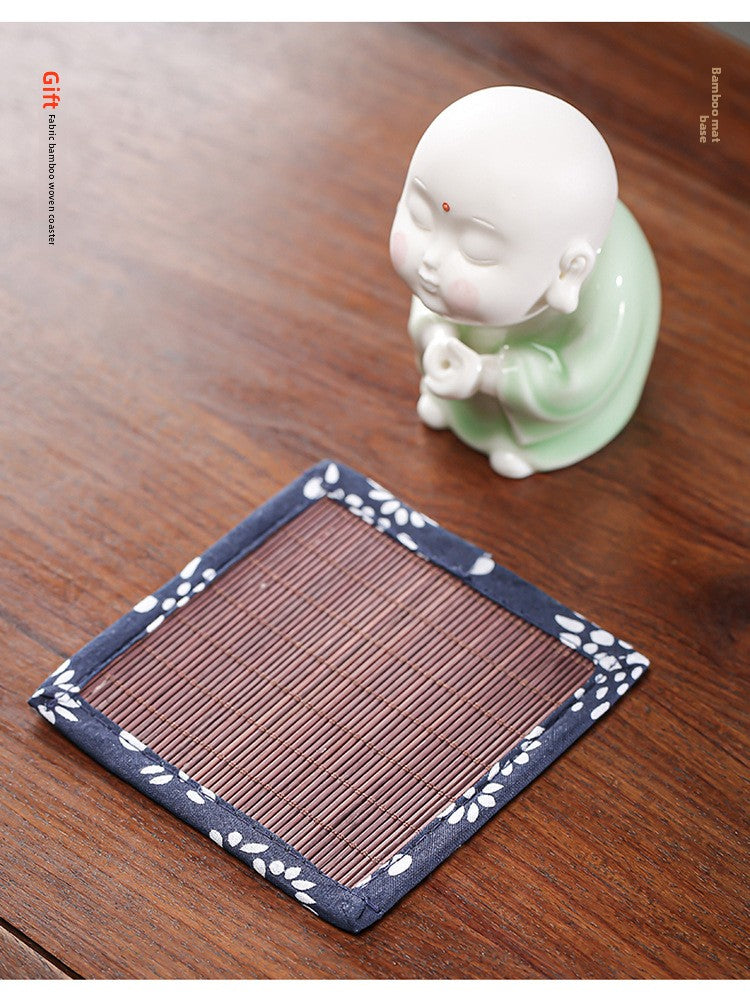 Zensoullab Creative Ceramic Ornaments Cute Little Monk Incense Burner Home Worship Incense Holder Incense Burner Incense Holder Indoor Sandalwood Holder
