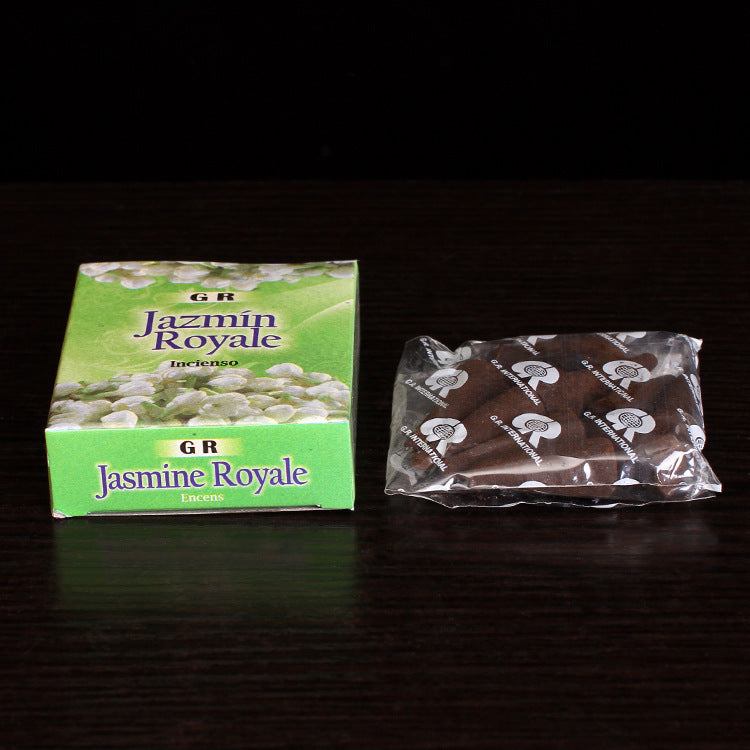 zensoullab Indian Incense Jasmine Large Box Royal Jasmine Original Imported Handmade Aromatherapy Incense Cones 407