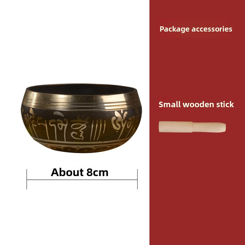 Zensoullab Nepal Buddha Bowl Van Gogh Bowl Yoga Meditation Buddha Copper Bowl Xizang Himalaya Bowl Singing Bowl Hot Sale Direct Supply