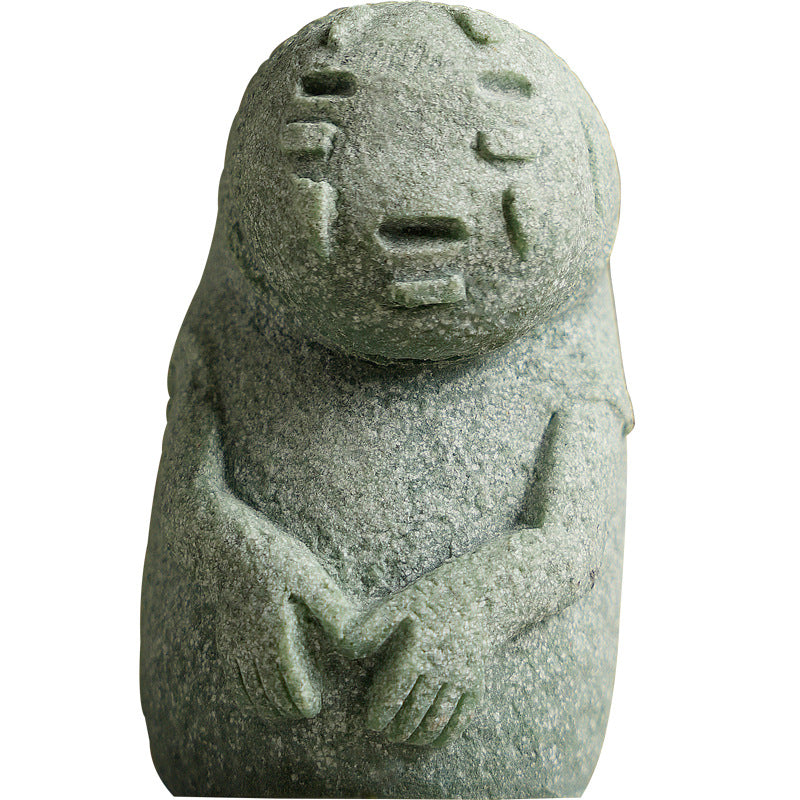zensoullab Japanese Style Faceless Man Cute Fun Figurine Micro Landscape Aquarium Fish Tank Home Decoration Indoor Outdoor Decoration