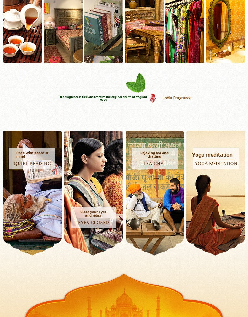 zensoullab Indian Incense Indian Women's Incense Yoga Meditation Original Imported Handmade Aromatherapy Incense Stick Large Box 079
