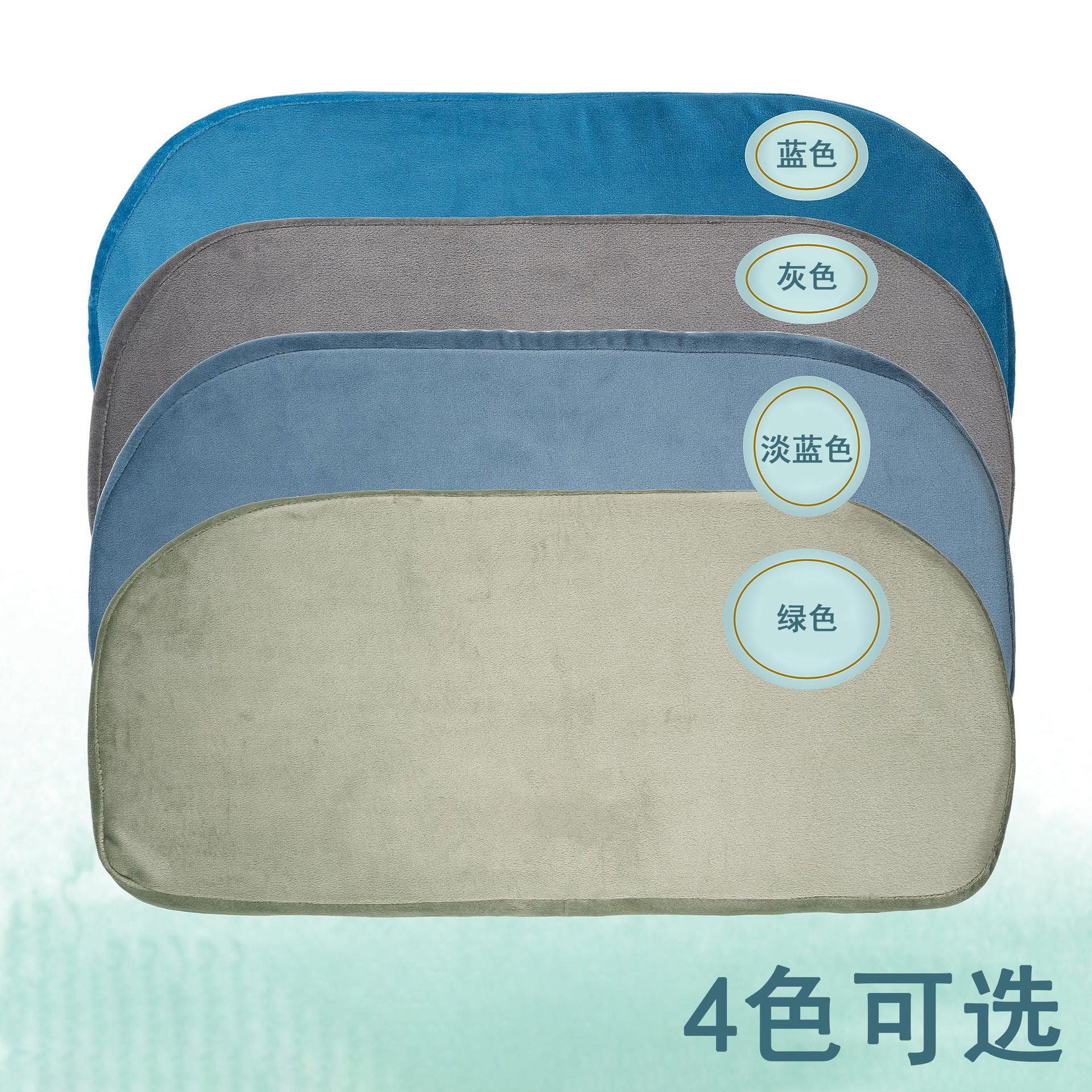 zensoullab Wooden Yoga Stool Kneeling Stool Soft Exercise Sitting Stool Multi-color Foldable Yoga Meditation Stool