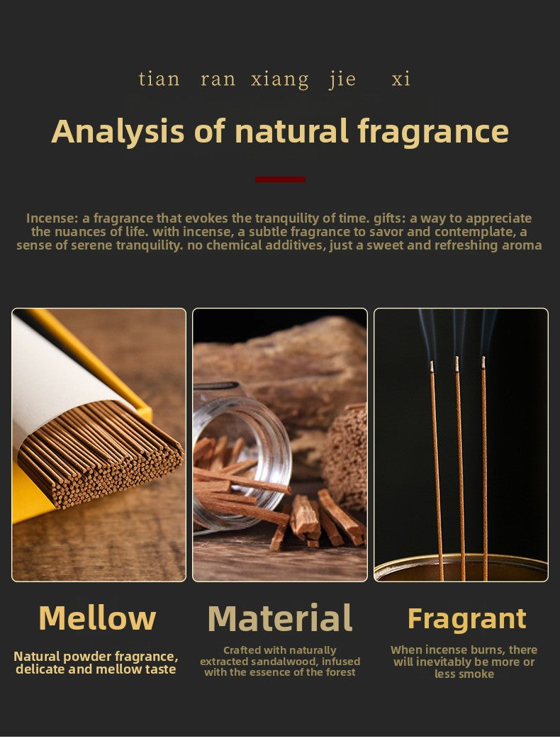 zensoullab Ornament Calming Sandalwood Indoor Incense Long-lasting Fragrance Dragon Cinnamon Incense Goose Pear Tent Agarwood Home Natural Sleep Companion