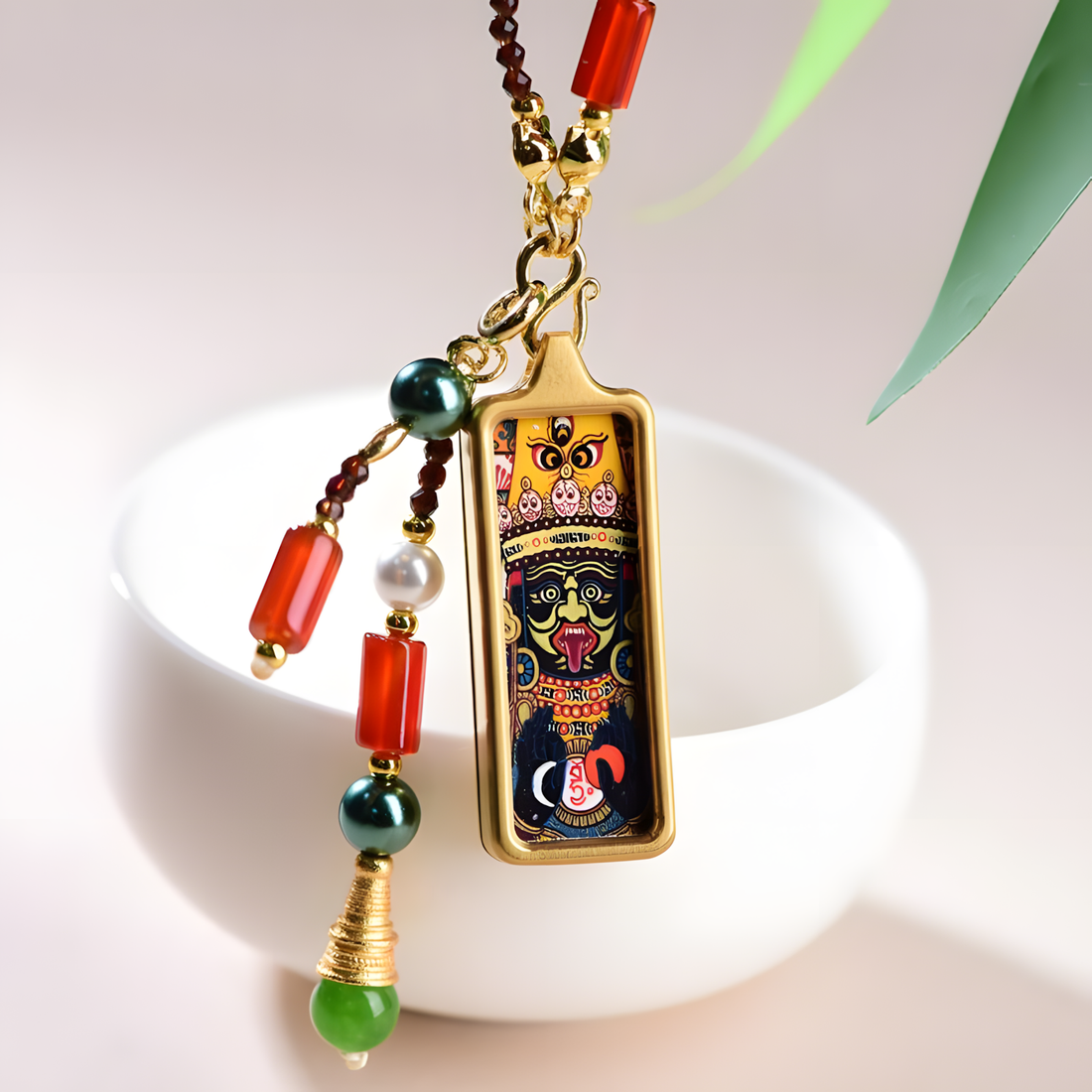 Zensoullab【Guardian Flame 】| Tibetan Energy Amulet Necklace for Meditation & Mindfulness