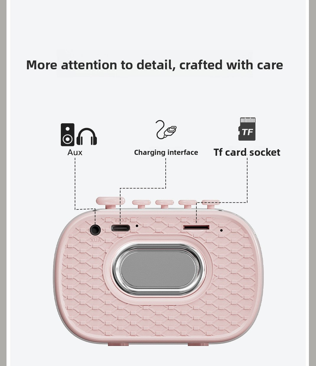 zensoullabP13 Multifunctional Sleep Instrument Speaker White Noise Gift Wireless Bluetooth Speaker Desktop Bedside Retro