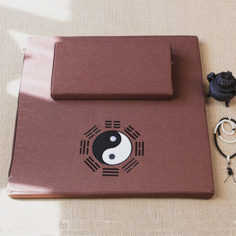 Zensoullab Meditation Cushion Meditation Cushion Coconut Palm Folding Meditation Static Cushion Home Kneeling Buddha Worship Thickened Plate Cushion Upper Cushion