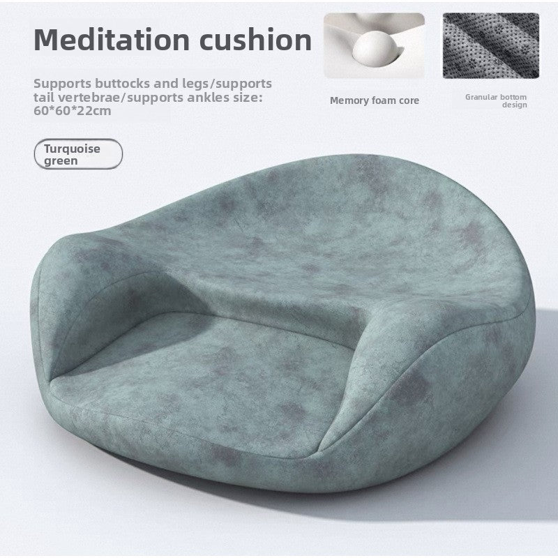 zensoullab Meditation Cushion Yoga Meditation Zen Meditation Meditation Worship Cushion Memory Foam Long Sitting Non-Collapsing Lazy Cushion Ergonomic Cushion