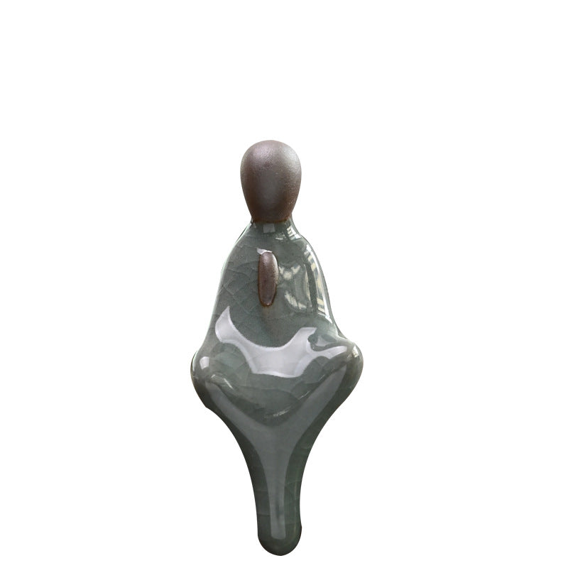 zensoullab Mini Fingertip Small Buddha Ceramic Ge Kiln Formless Buddha Landscape Gardening Rockery Micro Landscape Fish Tank Zen Small Ornament
