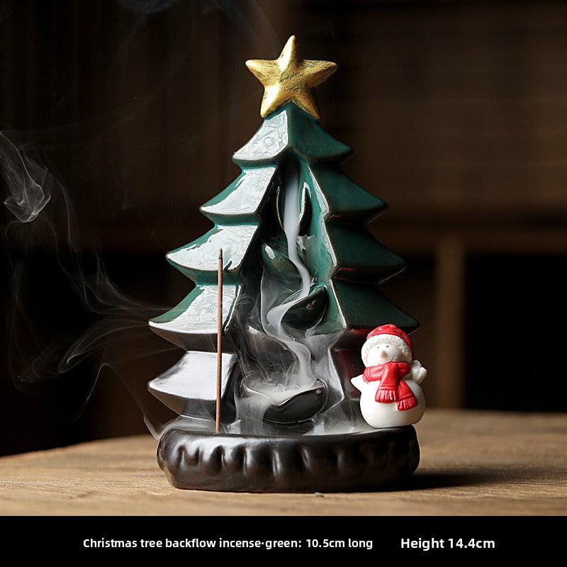 zensoullab Christmas Tree Backflow Incense Burner