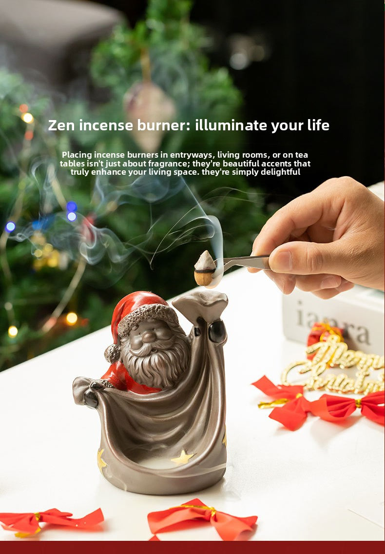 zensoullab Christmas Backflow Incense Burner