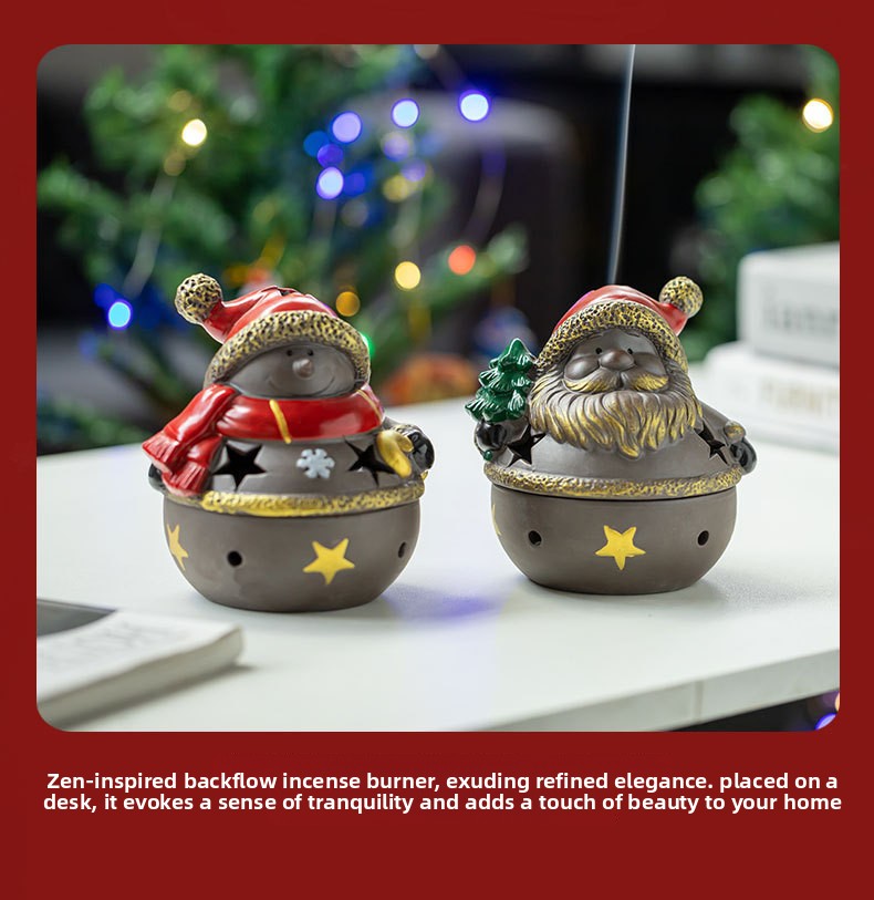 zensoullab Christmas themed incense burner