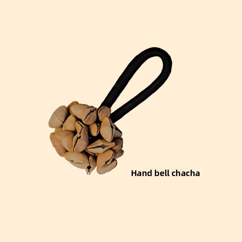 zensoullab Derui Musical Instruments African Hand Bell Plant Fruit Bell String Bell Bracelet Anklet Accompaniment Yoga Healing Small Musical Instrument