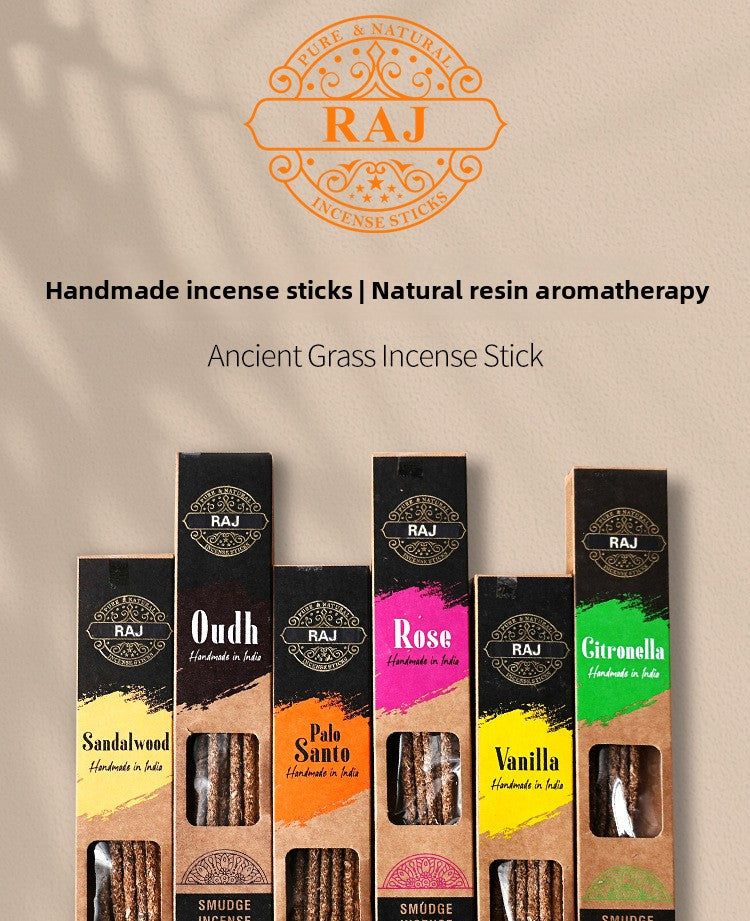 zensoullab Indian Incense Imported Handmade Aromatherapy Sticks Natural Resin Incense Peruvian Sacred Wood Sandalwood Incense Sticks