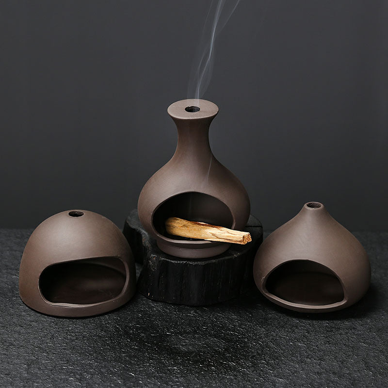 Peruvian Palo Santo Holder Sage Burning Tray Stand Ceramic Aromatherapy Burner Craft
