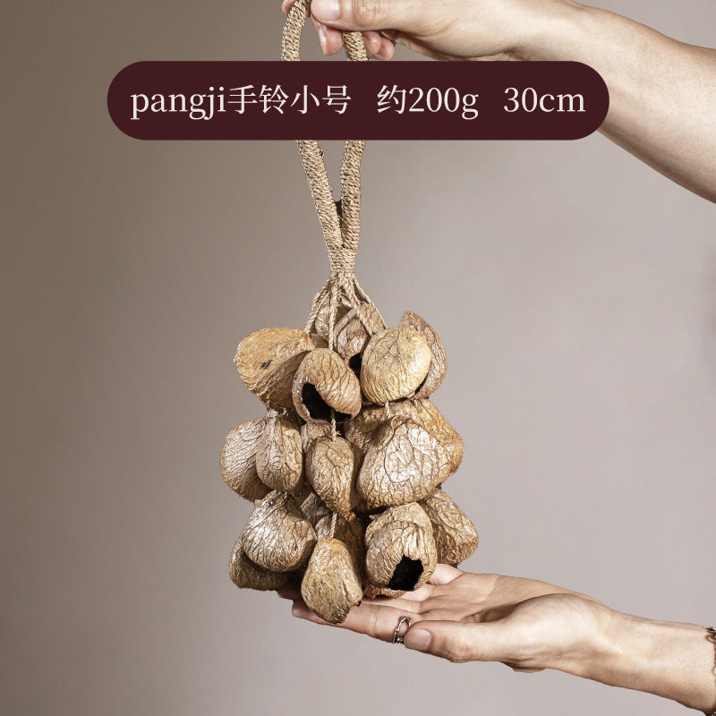 zensoullab Van Wood Fruit South African Fruit Shell Rattle Natural Plant Concert Accompaniment Small Sound Beam White Noise Healing Hand Wind Chime