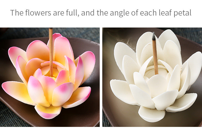 Jingchen Purple Clay Backflow Incense Burner Zen Buddha Hand Sandalwood Burner Home Indoor Aromatherapy Burner Large Incense Creative Ornament