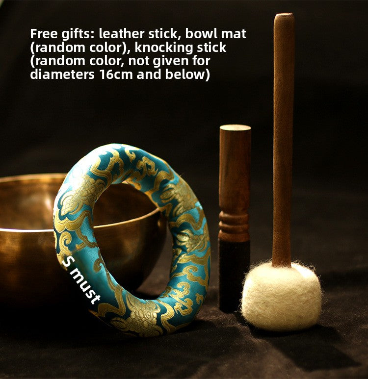 zensoullab Nepal Handmade Pure Bowl Tiger Spot Singing Bowl Yoga Meditation Buddha Sound Bowl Tibetan Singing Bowl Sound Healing Bowl Copper Chime Bowl