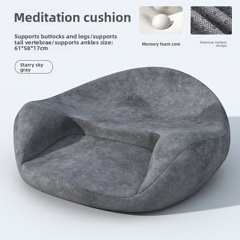 zensoullab Meditation Cushion Memory Foam Yoga Mat Meditation Zen Meditation Meditation Worship Cushion Long Sitting Not Collapse Ergonomic Lazy Cushion