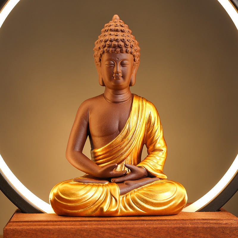 zensoullab Backflow Incense Burner Indoor Incense Creative Zen Buddha Sandalwood Agarwood Tea Ceremony Entrance Living Room Ceramic Lamp Ring Ornament