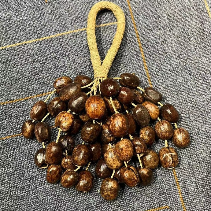 zensoullab Van Wood Fruit South African Fruit Shell Rattle Natural Plant Concert Accompaniment Small Sound Beam White Noise Healing Hand Wind Chime