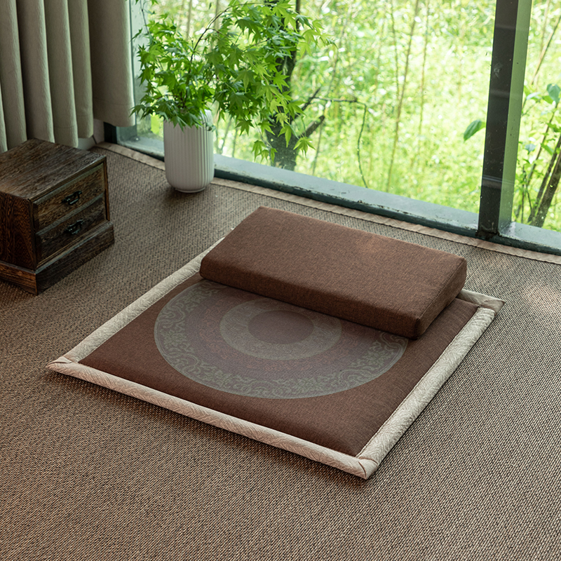 zensoullab Double-Sided Meditation Cushion Home Meditation Cushion Meditation Seat Cushion Thickened Meditation Cushion Meditation Cushion